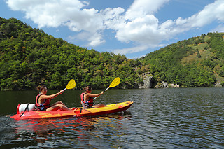 Balade en kayak pour 3 - Base nautique de Lanau - Neuvéglise-sur-Truyère (15)