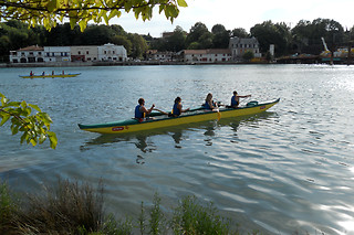Balade en pirogue hawaïenne et cours de surf pour 2 - Pirogue & Surf - Bayonne (64)