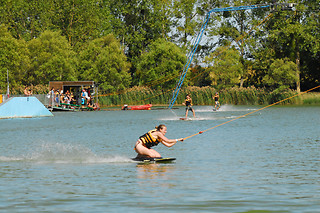 Découverte du téleski nautique pour 4 - Téléski Nautique de Moncontour - Moncontour (86)