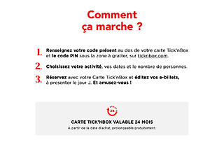 Carte Billetterie - Loisirs