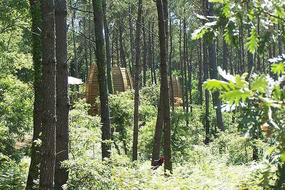 Séjour en cabane perchée pour 2 à Cap Cabane à Captieux (33)