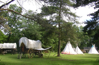 Nuit en tipi pour 4 au West Wood Ranch à Condat-sur-Trincou (24)