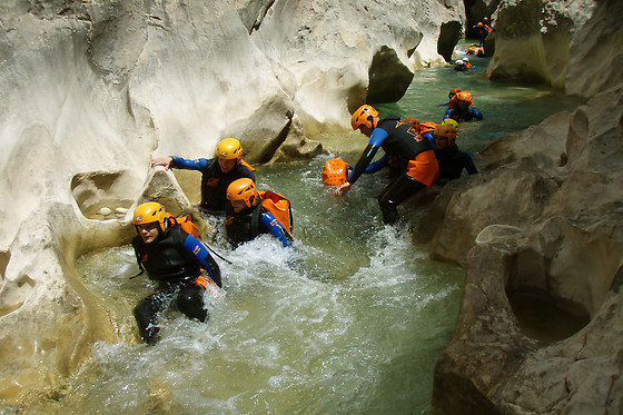 Session de canyoning - Sarrat Évasion - Saint Lary Soulan (65)