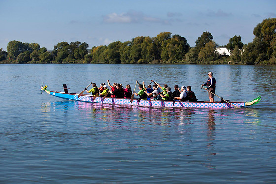 Balade en Dragon Boat pour 5 - Pagaies en Seine - Belbeuf (76)