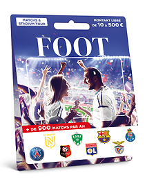 Carte Billetterie - Foot